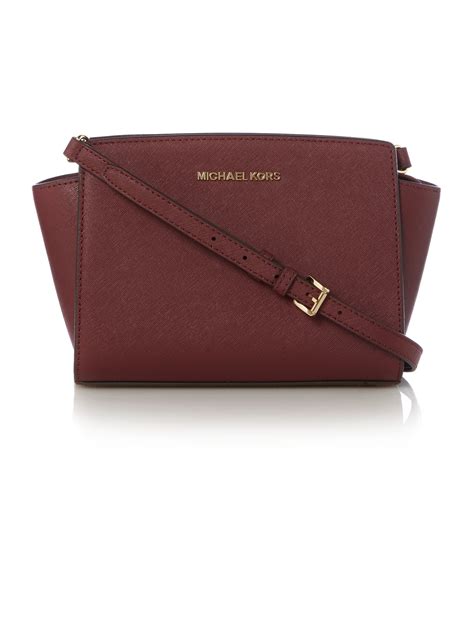 michael kors burgandy purse|burgundy Michael Kors crossbody.